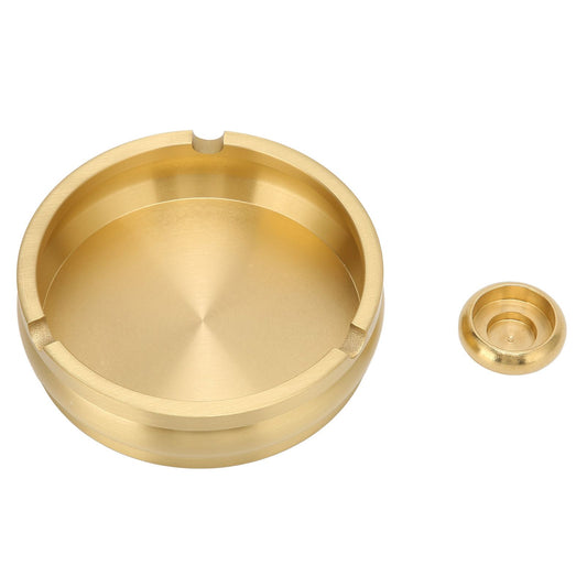 Copper Cigarette Ashtray Rust Proof Anti Corrosion Simple Modern Style Ashtray for Home Office Bar Cafe Hotel V1294-YM0523-3117220061111