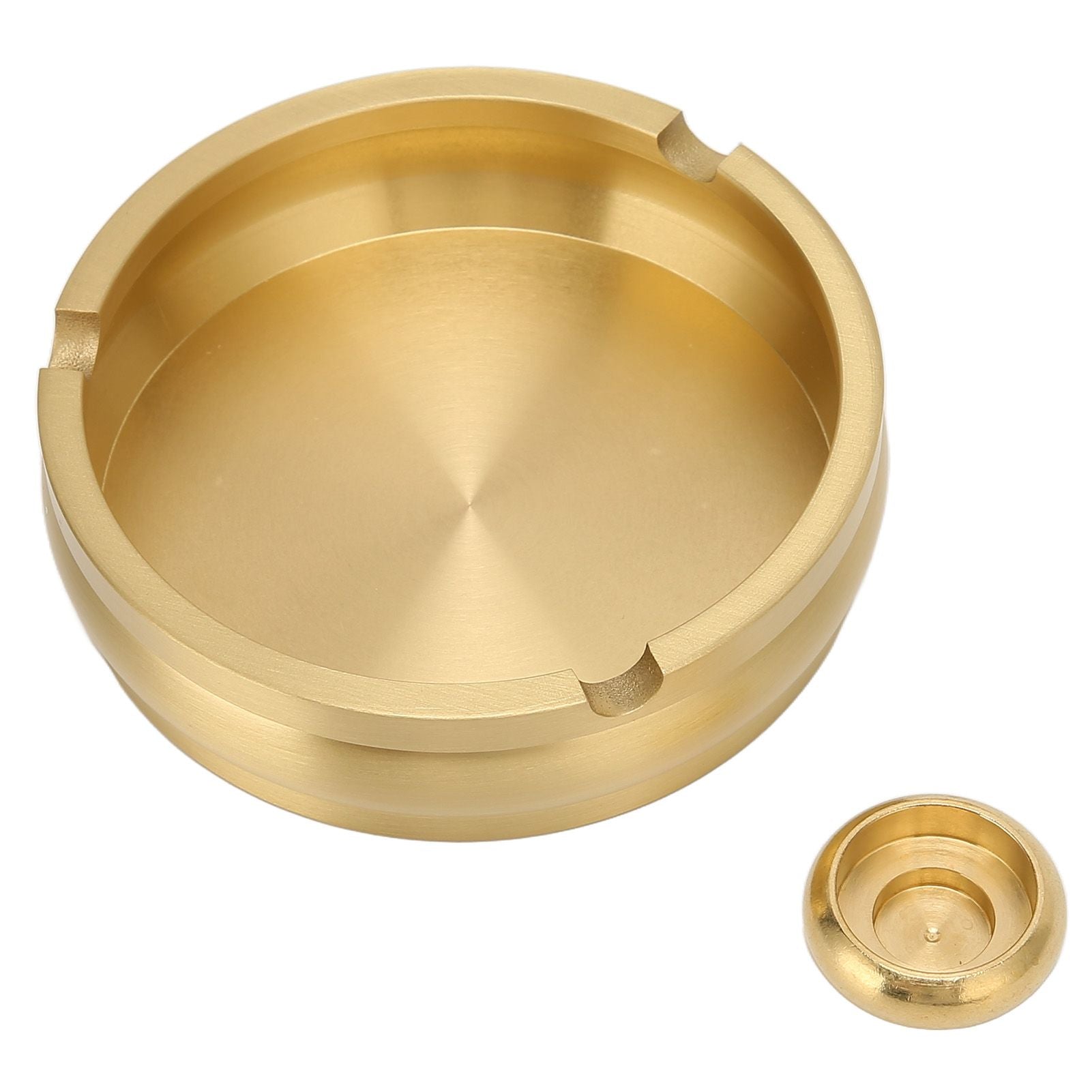 Copper Cigarette Ashtray Rust Proof Anti Corrosion Simple Modern Style Ashtray for Home Office Bar Cafe Hotel V1294-YM0523-3117220061111
