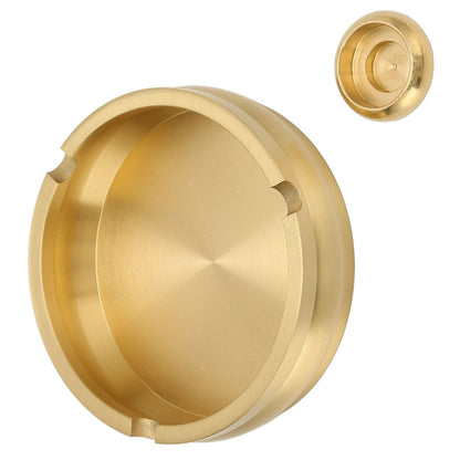 Copper Cigarette Ashtray Rust Proof Anti Corrosion Simple Modern Style Ashtray for Home Office Bar Cafe Hotel V1294-YM0523-3117220061111