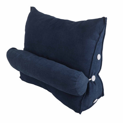 Large Backrest 60x22x50cm Triangular Design Detachable Soft Comfortable Reading Pillow Backrest for Home Sofa V1294-YM0523-3117220061719