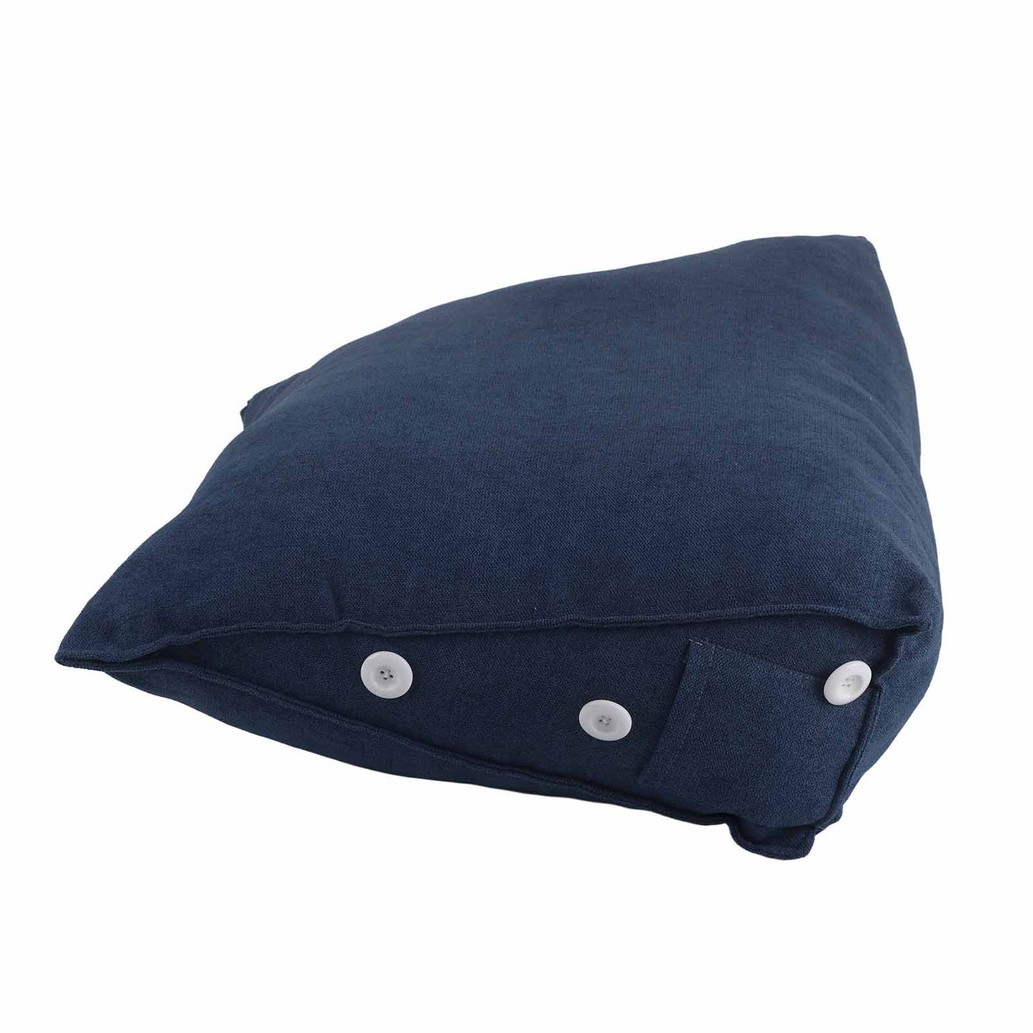 Large Backrest 60x22x50cm Triangular Design Detachable Soft Comfortable Reading Pillow Backrest for Home Sofa V1294-YM0523-3117220061719