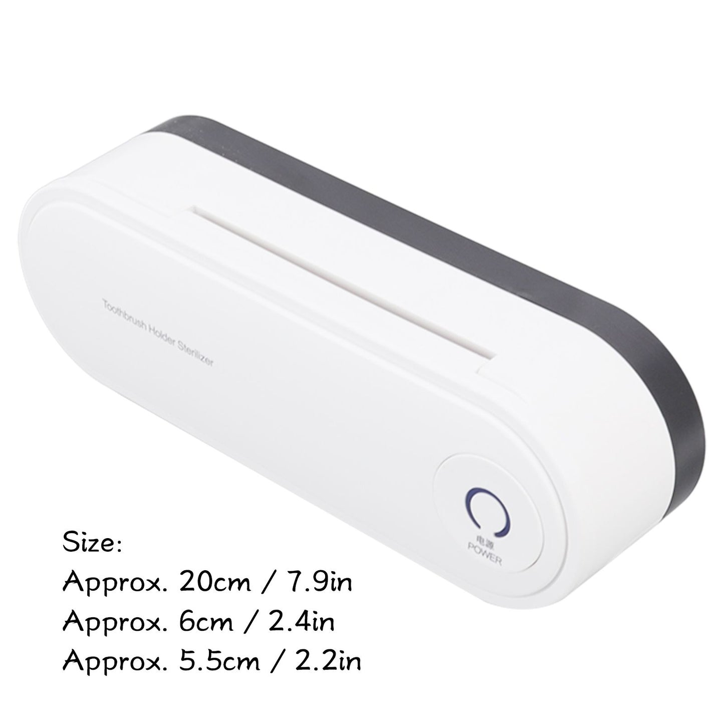 Toothbrush Holder Drying White Toothbrush Holder Plug-in Drying Function Household Toothbrush Holder V1294-YM0523-3117220061811