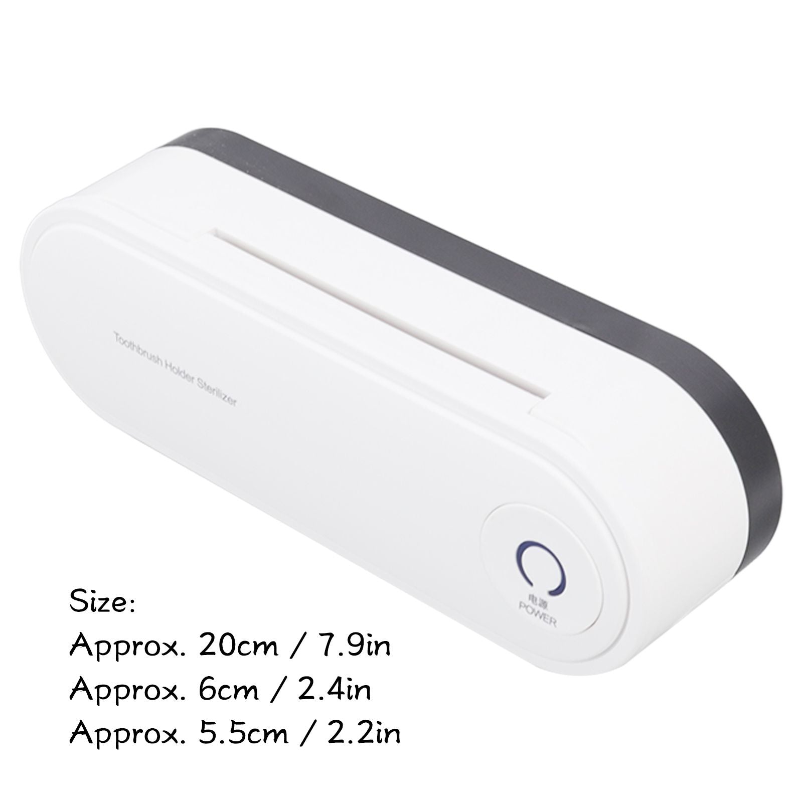 Toothbrush Holder Drying White Toothbrush Holder Plug-in Drying Function Household Toothbrush Holder V1294-YM0523-3117220061811