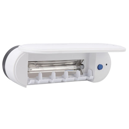 UV Toothbrush Sanitizer Sterilization Drying Battery Powered Toothbrush Sterilizer with Charging Cable for V1294-YM0523-3117220061911