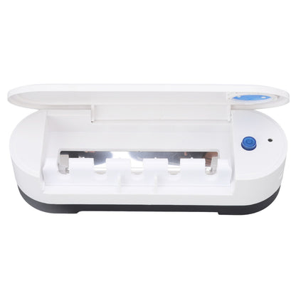 UV Toothbrush Sanitizer Sterilization Drying Battery Powered Toothbrush Sterilizer with Charging Cable for V1294-YM0523-3117220061911