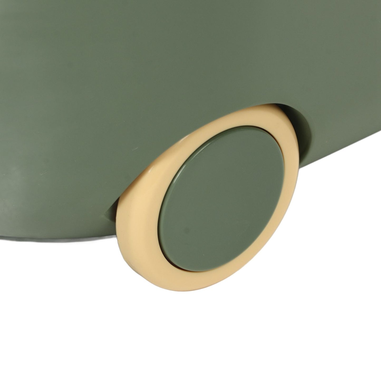 Toy Storage Box Multi Purpose Cute Duck Cover Plastic Clothes Organize Box with Wheel for Children Green V1294-YM0523-3117220062713