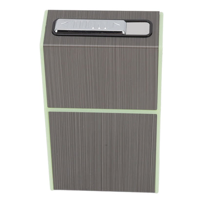 Luminous Cigarette Case USB Rechargeable Cigarette Box with Electric Lighter for Whole Package 20pcs 84-100mm V1294-YM0523-3117220062813
