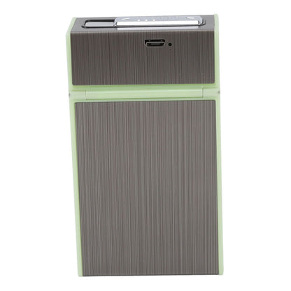 Luminous Cigarette Case USB Rechargeable Cigarette Box with Electric Lighter for Whole Package 20pcs 84-100mm V1294-YM0523-3117220062813