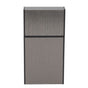 Anti Pressure Metal Cigarette Box Aluminum Alloy Thin Cigarette Holder Case for Bussiness Trip Black V1294-YM0523-3117220063211
