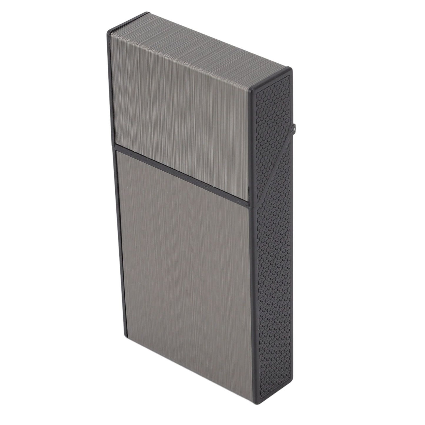 Anti Pressure Metal Cigarette Box Aluminum Alloy Thin Cigarette Holder Case for Bussiness Trip Black V1294-YM0523-3117220063211