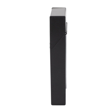 Anti Pressure Metal Cigarette Box Aluminum Alloy Thin Cigarette Holder Case for Bussiness Trip Black V1294-YM0523-3117220063211