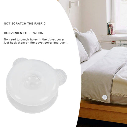 20 Sets Quilt Fixing Clip Plastic Duvet Quilt Cover Fixing Holder to Keep Your Quilt Still V1294-YM0523-3117220064011