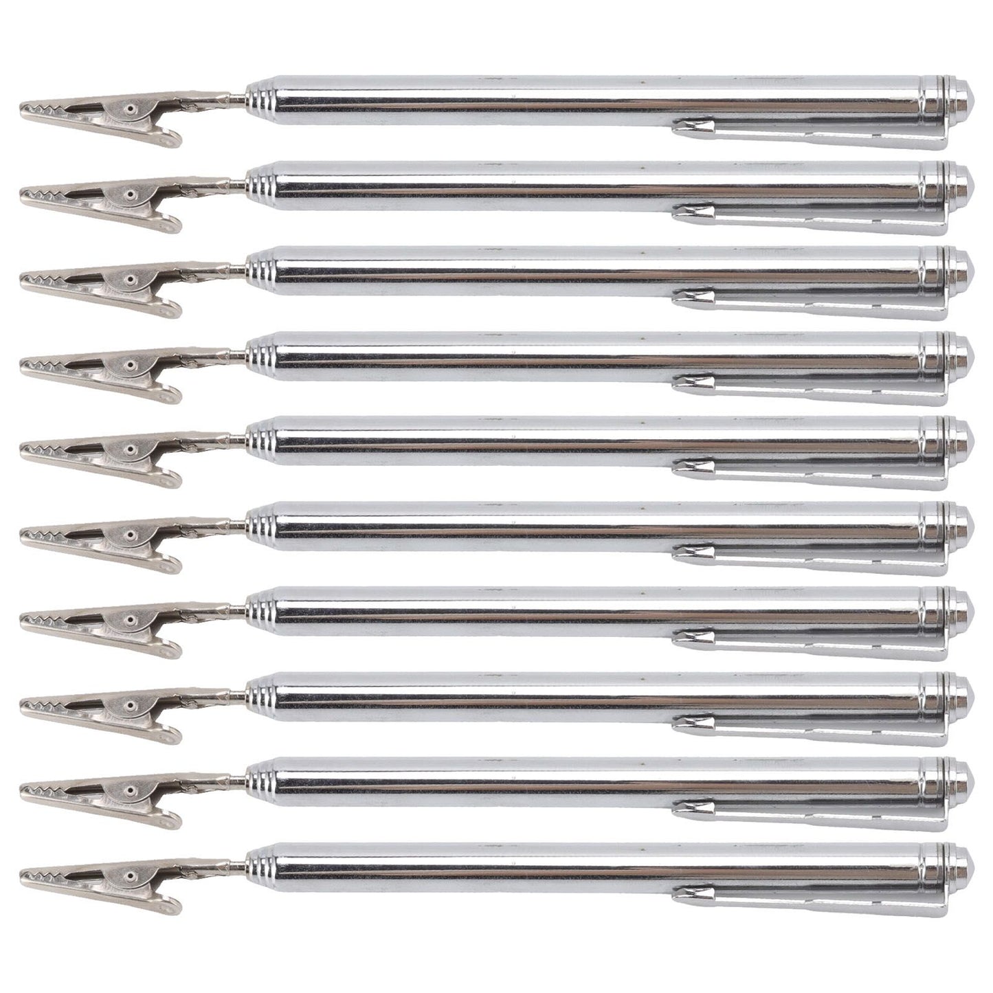 10Pcs Roach Clip Stainless Steel Durable Telescopic Design Wide Application Bracelet Helper Tool for Car Home V1294-YM0523-3117220066111