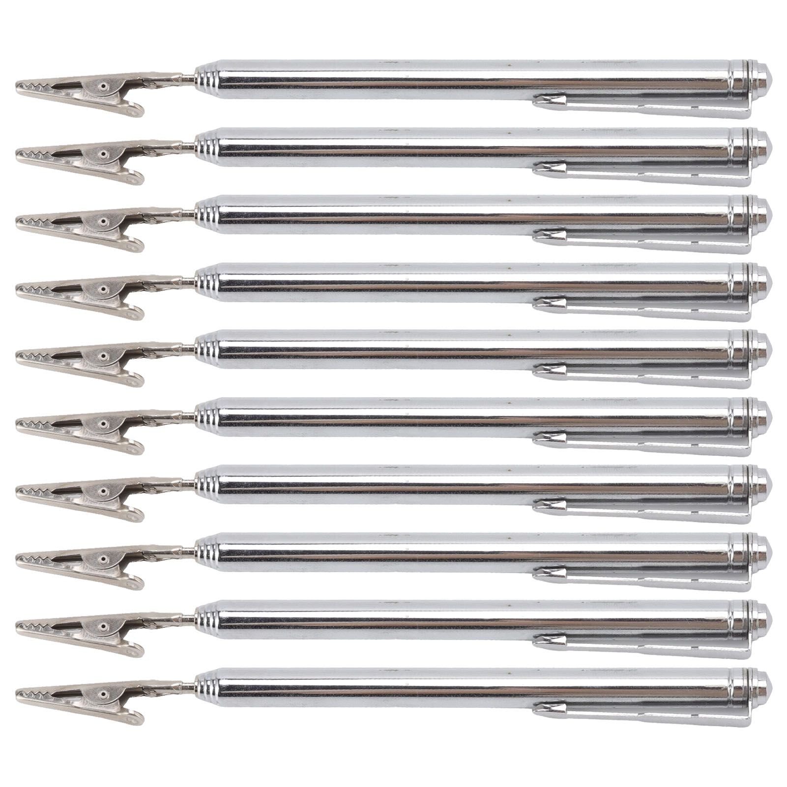 10Pcs Roach Clip Stainless Steel Durable Telescopic Design Wide Application Bracelet Helper Tool for Car Home V1294-YM0523-3117220066111