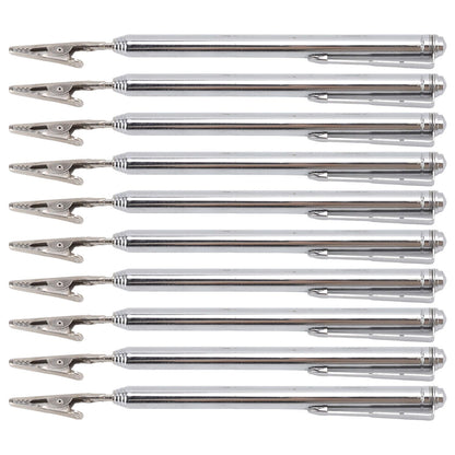 10Pcs Roach Clip Stainless Steel Durable Telescopic Design Wide Application Bracelet Helper Tool for Car Home V1294-YM0523-3117220066111
