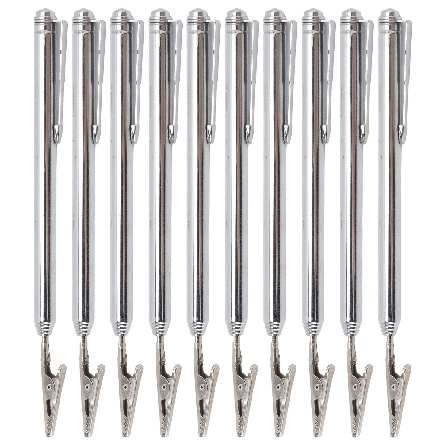 10Pcs Roach Clip Stainless Steel Durable Telescopic Design Wide Application Bracelet Helper Tool for Car Home V1294-YM0523-3117220066111