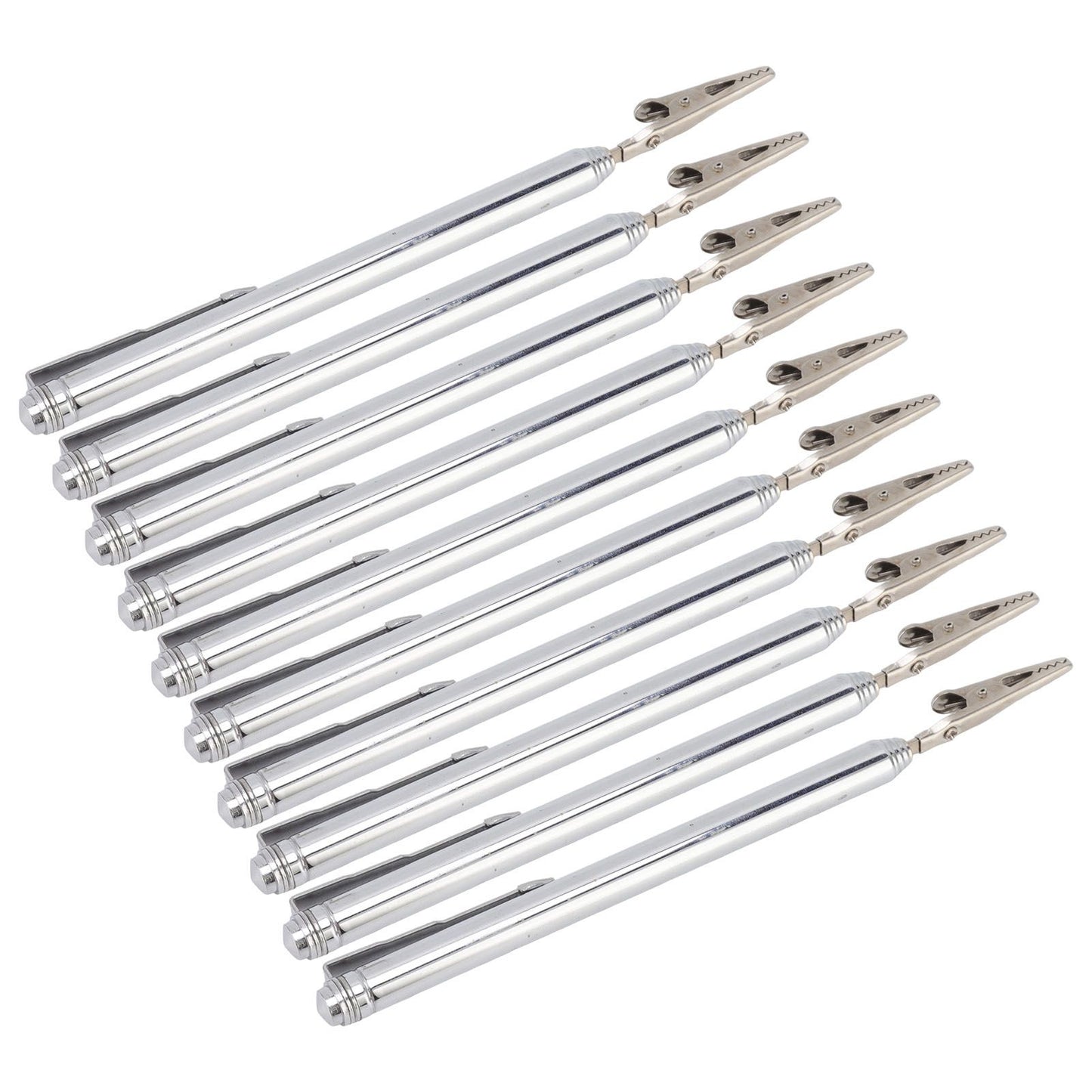 10Pcs Roach Clip Stainless Steel Durable Telescopic Design Wide Application Bracelet Helper Tool for Car Home V1294-YM0523-3117220066111