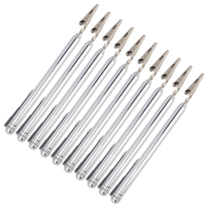 10Pcs Roach Clip Stainless Steel Durable Telescopic Design Wide Application Bracelet Helper Tool for Car Home V1294-YM0523-3117220066111