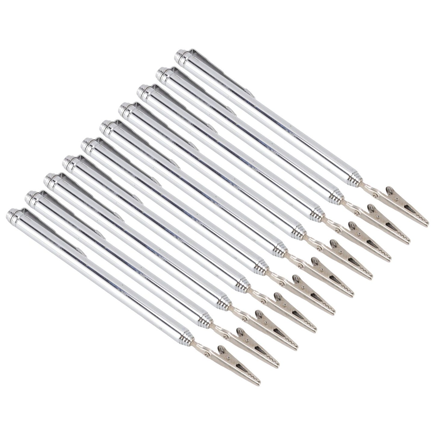 10Pcs Roach Clip Stainless Steel Durable Telescopic Design Wide Application Bracelet Helper Tool for Car Home V1294-YM0523-3117220066111