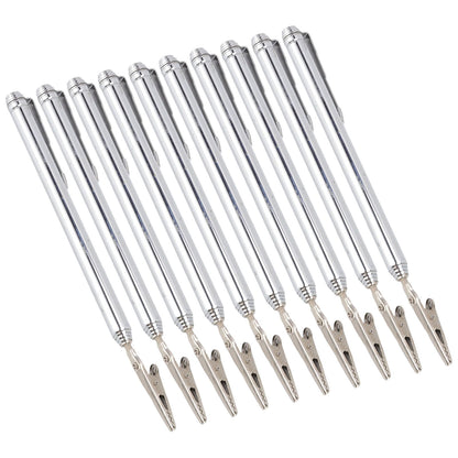 10Pcs Roach Clip Stainless Steel Durable Telescopic Design Wide Application Bracelet Helper Tool for Car Home V1294-YM0523-3117220066111