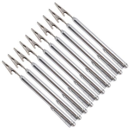 10Pcs Roach Clip Stainless Steel Durable Telescopic Design Wide Application Bracelet Helper Tool for Car Home V1294-YM0523-3117220066111