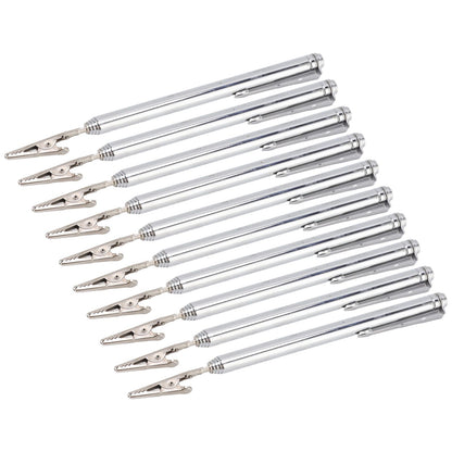 10Pcs Roach Clip Stainless Steel Durable Telescopic Design Wide Application Bracelet Helper Tool for Car Home V1294-YM0523-3117220066111