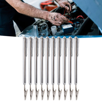 10Pcs Roach Clip Stainless Steel Durable Telescopic Design Wide Application Bracelet Helper Tool for Car Home V1294-YM0523-3117220066111