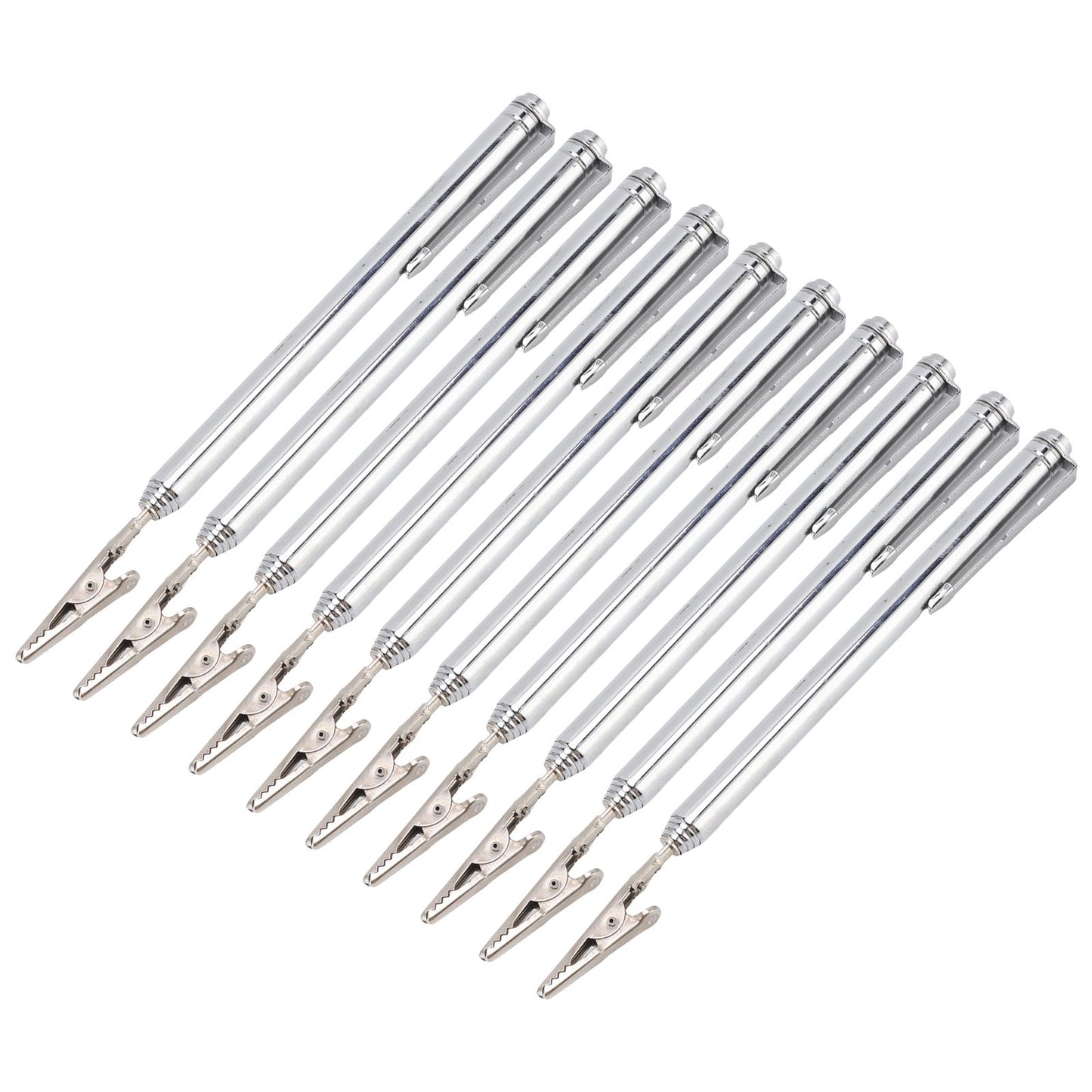 10Pcs Roach Clip Stainless Steel Durable Telescopic Design Wide Application Bracelet Helper Tool for Car Home V1294-YM0523-3117220066111