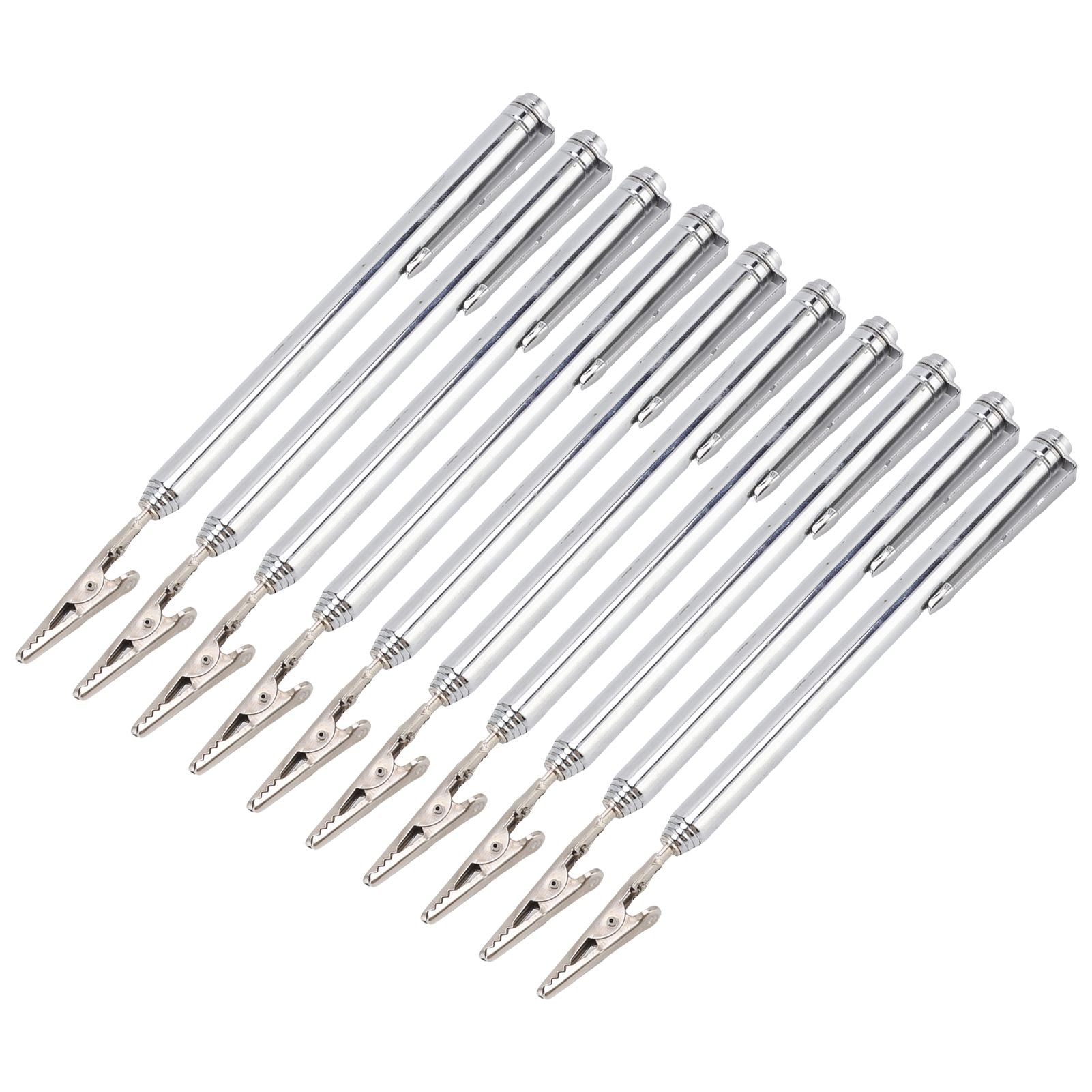 10Pcs Roach Clip Stainless Steel Durable Telescopic Design Wide Application Bracelet Helper Tool for Car Home V1294-YM0523-3117220066111