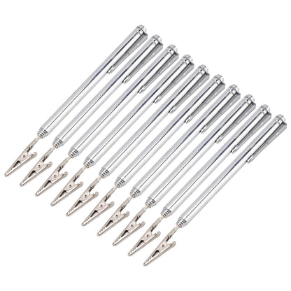 10Pcs Roach Clip Stainless Steel Durable Telescopic Design Wide Application Bracelet Helper Tool for Car Home V1294-YM0523-3117220066111