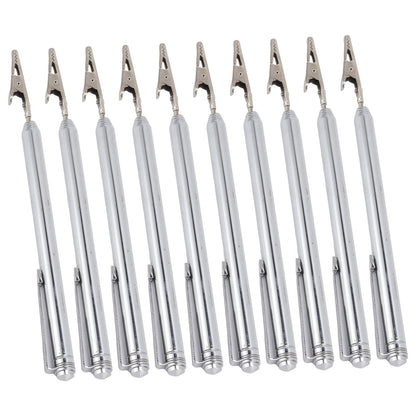 10Pcs Roach Clip Stainless Steel Durable Telescopic Design Wide Application Bracelet Helper Tool for Car Home V1294-YM0523-3117220066111