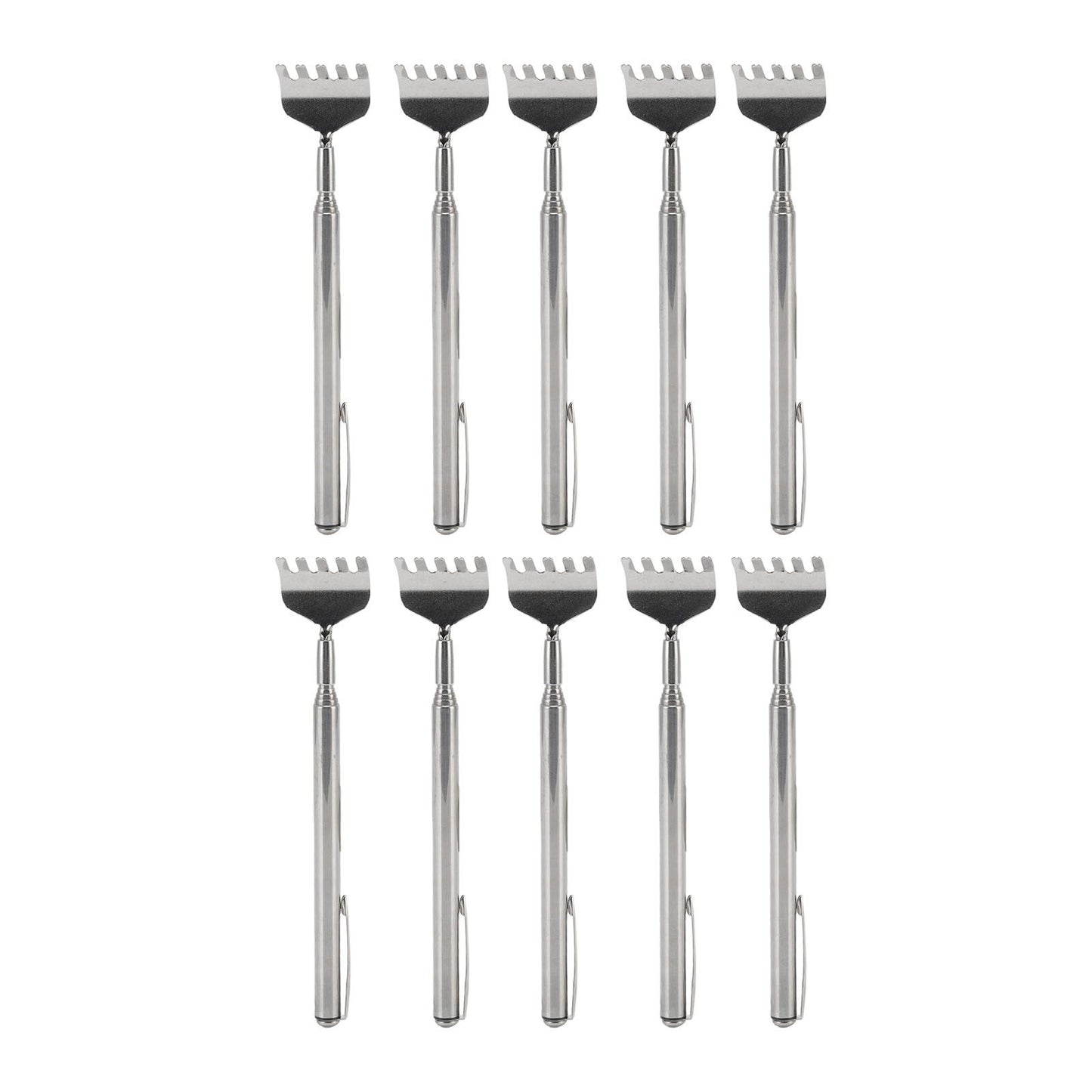 10pcs Back Scratcher Extendable Mini Portable Foldable Back Scratcher Telescoping with Pocket Clip for V1294-YM0523-3117220066211