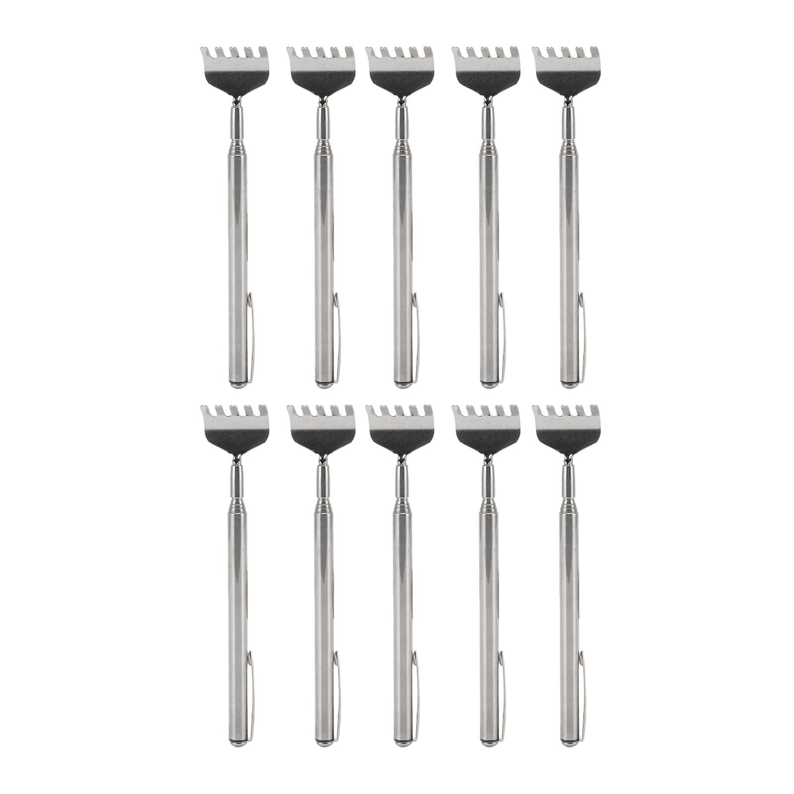 10pcs Back Scratcher Extendable Mini Portable Foldable Back Scratcher Telescoping with Pocket Clip for V1294-YM0523-3117220066211