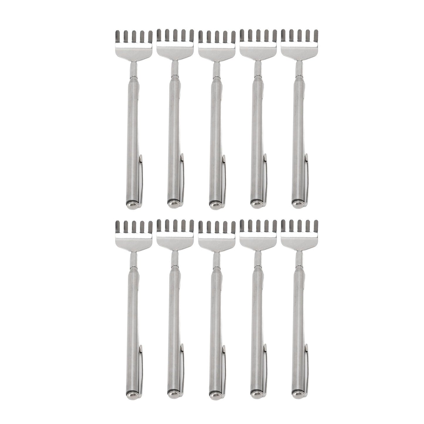 10pcs Back Scratcher Extendable Mini Portable Foldable Back Scratcher Telescoping with Pocket Clip for V1294-YM0523-3117220066211