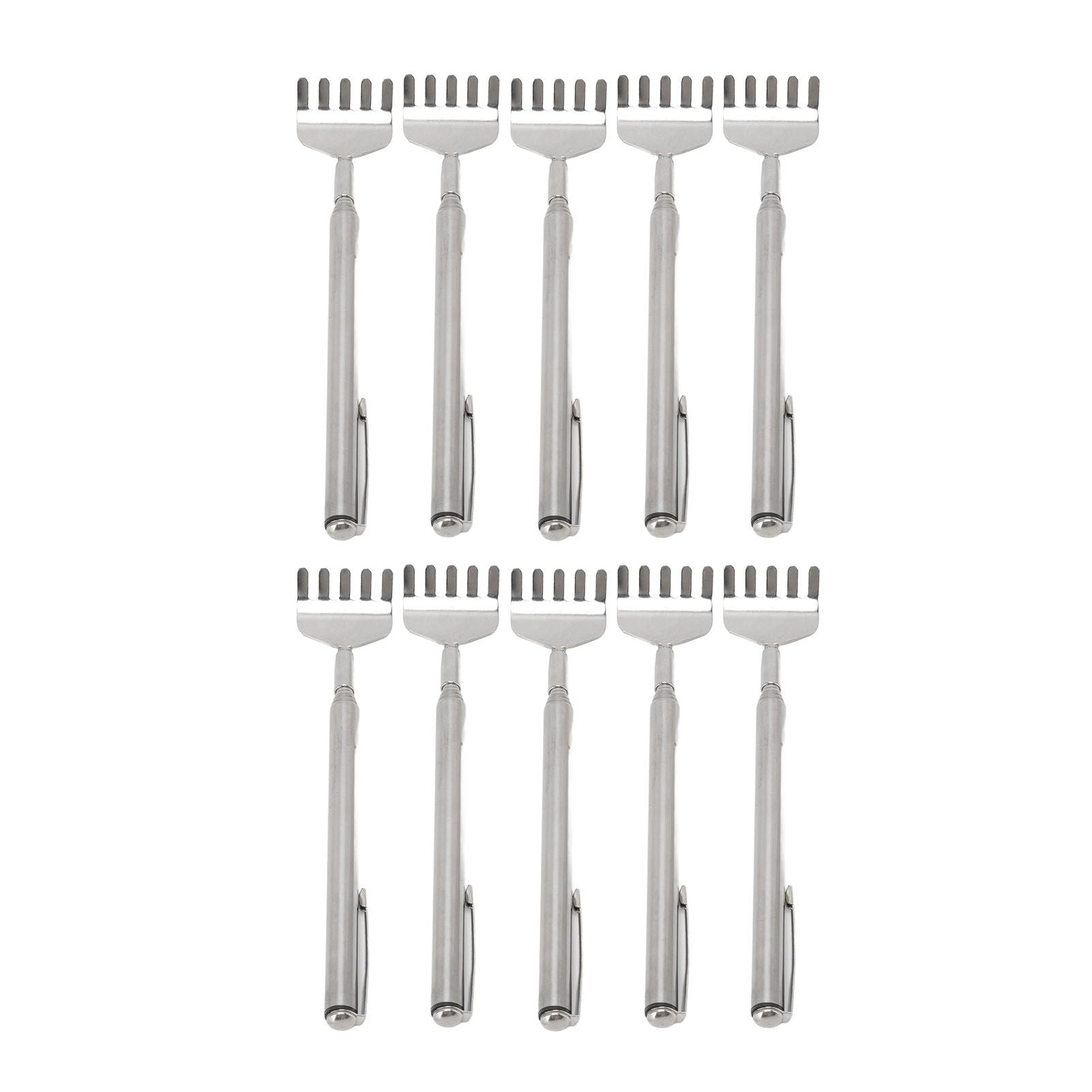10pcs Back Scratcher Extendable Mini Portable Foldable Back Scratcher Telescoping with Pocket Clip for V1294-YM0523-3117220066211