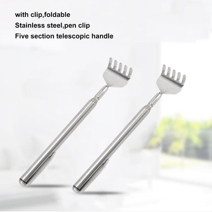 10pcs Back Scratcher Extendable Mini Portable Foldable Back Scratcher Telescoping with Pocket Clip for V1294-YM0523-3117220066211