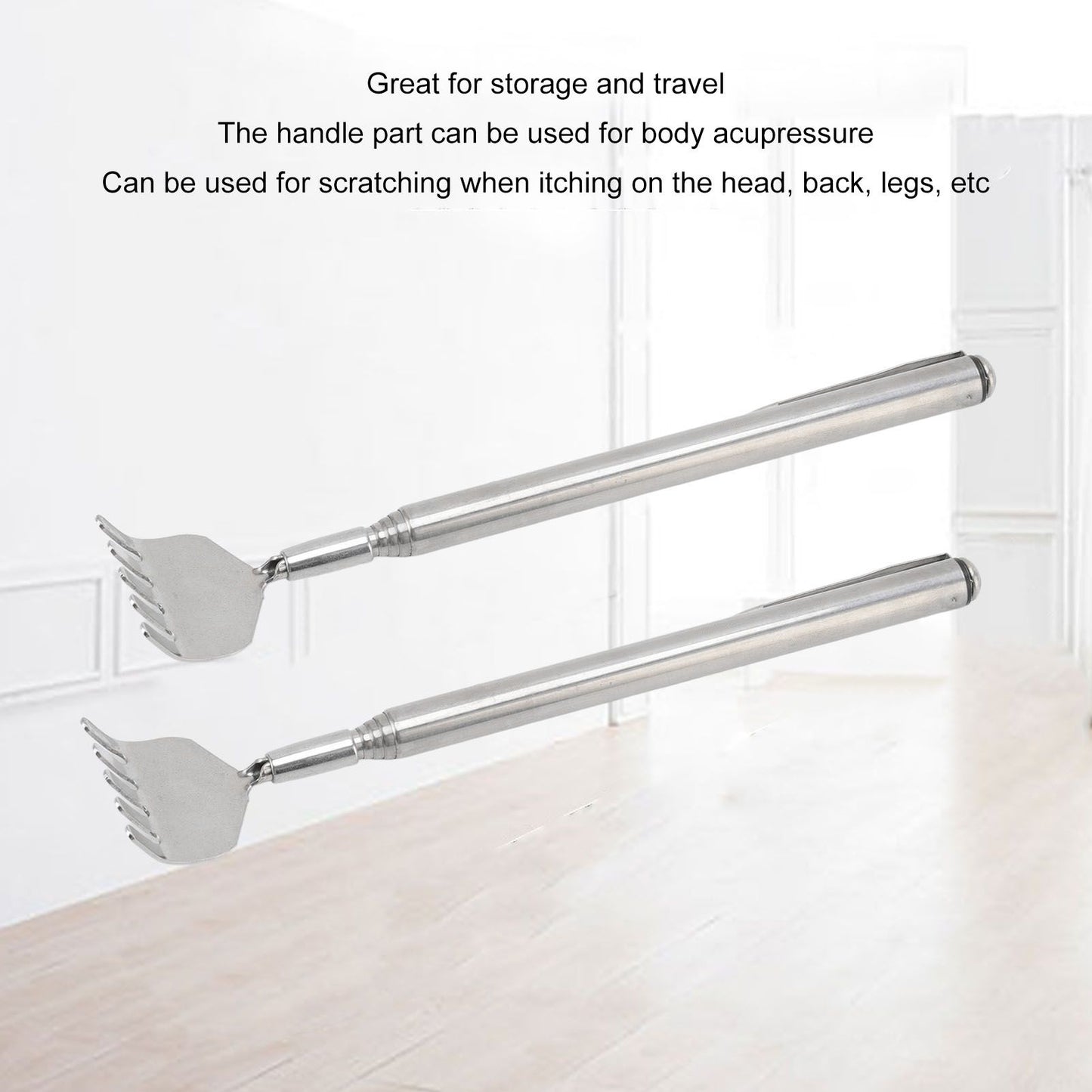 10pcs Back Scratcher Extendable Mini Portable Foldable Back Scratcher Telescoping with Pocket Clip for V1294-YM0523-3117220066211