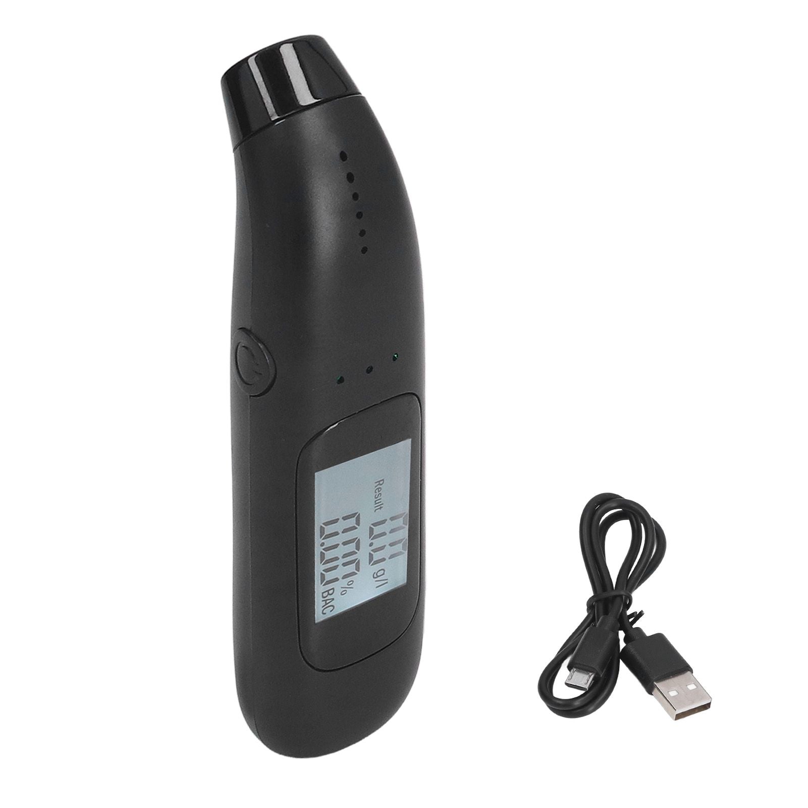 Alcohol Tester DC5V 1A Blowing Type High Accuracy Portable Alcohol Breathalyzer Quick Check Breathalyzer for V1294-YM0523-3117220067111