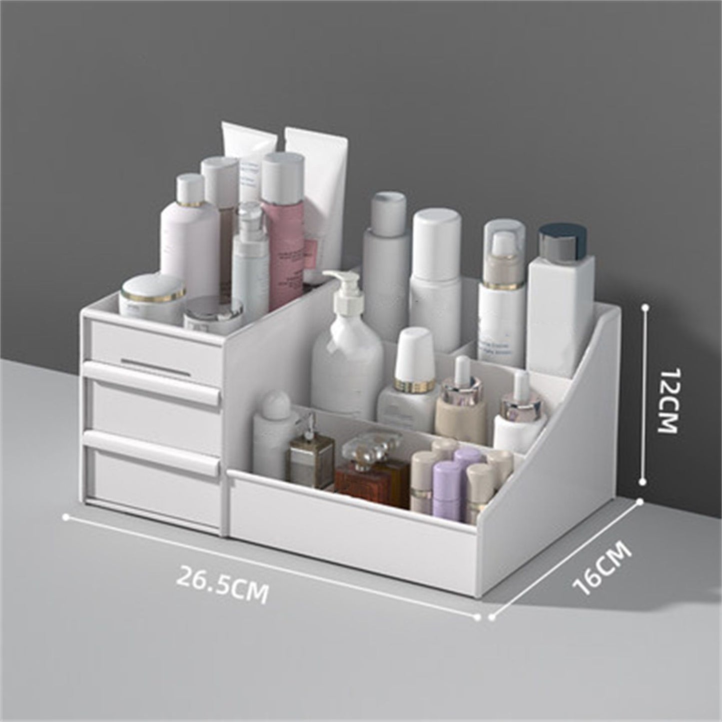 Makeup Storage Case Plastic Cosmetic Drawer Storage Box Multifunctional Storage Drawers for Bathroom Counter V1294-YM0523-3117220068513