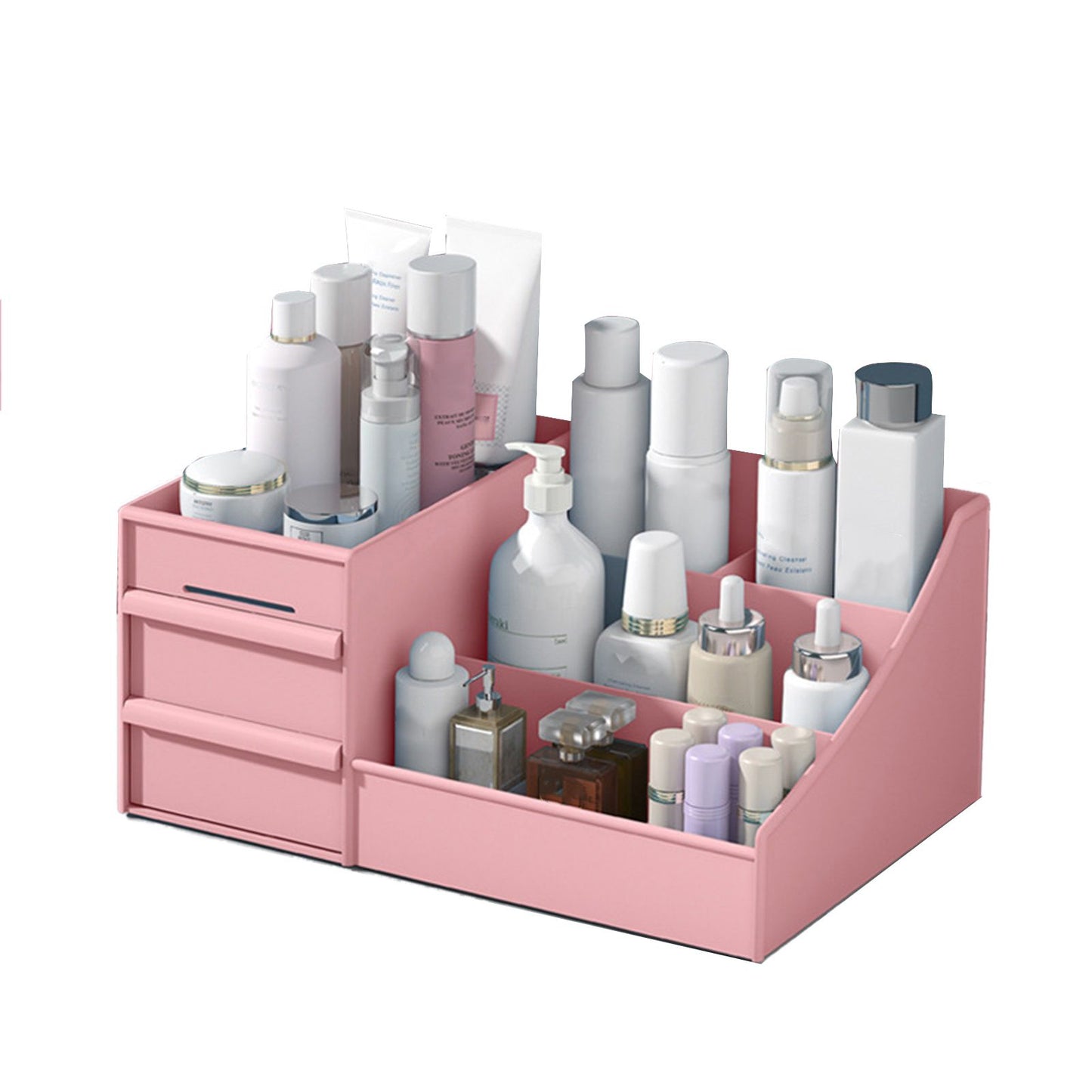 Makeup Storage Case Plastic Cosmetic Drawer Storage Box Multifunctional Storage Drawers for Bathroom Counter V1294-YM0523-3117220068514