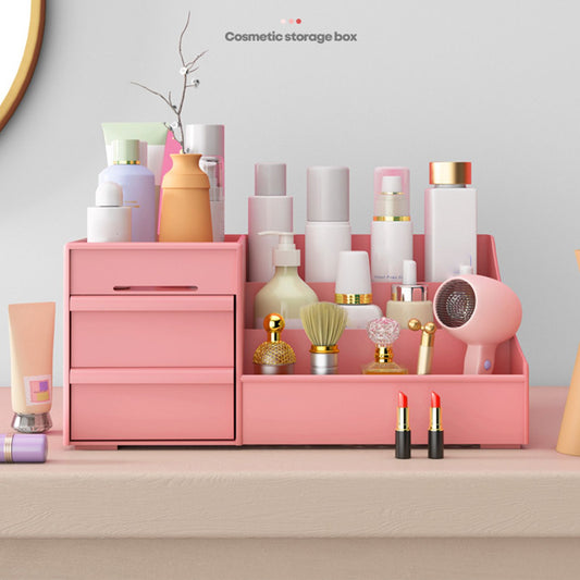 Makeup Storage Case Plastic Cosmetic Drawer Storage Box Multifunctional Storage Drawers for Bathroom Counter V1294-YM0523-3117220068514