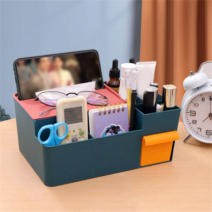 Tissue Box Holder Multi Functional Creativity Tissue Box Cover Coffee Table Paper Remote Control Storage Box V1294-YM0523-3117220068711