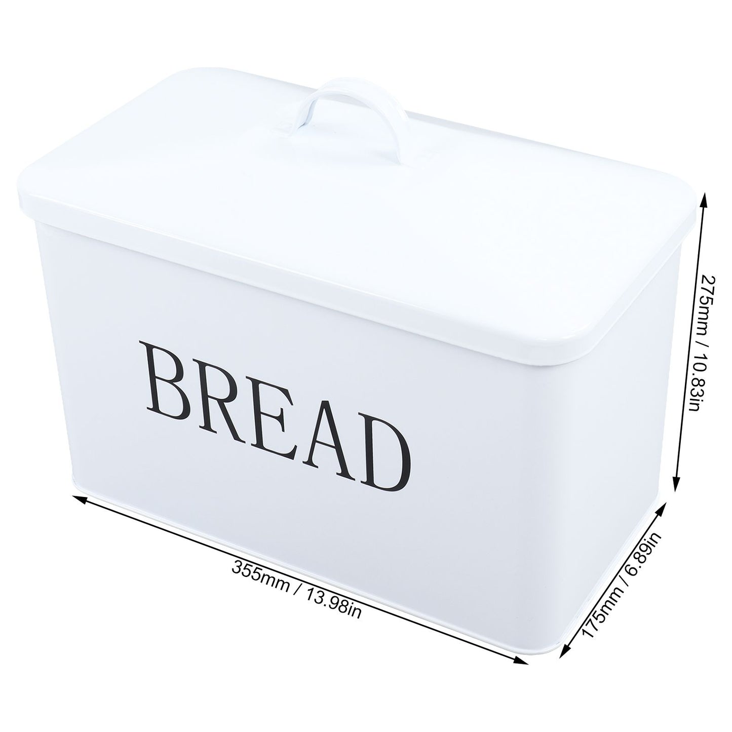 Small Bread Box Large Capacity Safe Odorless Compact Design Portable Handle Nonslip Base Bread Container for V1294-YM0523-3117220068811