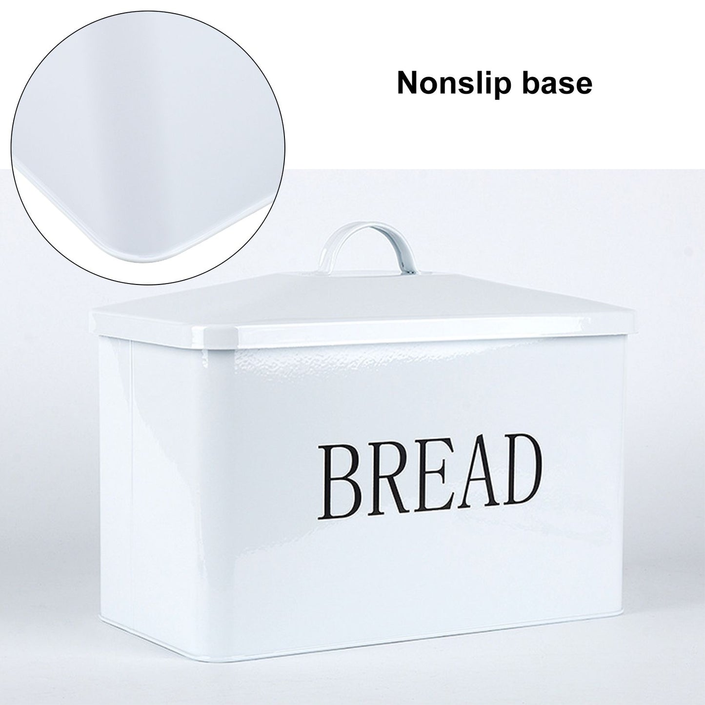 Small Bread Box Large Capacity Safe Odorless Compact Design Portable Handle Nonslip Base Bread Container for V1294-YM0523-3117220068811