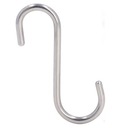 8PCS S Hook Rustproof Stainless Steel S Hooks Heavy Duty Simple Style Overstriking Portable S Kitchen Hook V1294-YM0523-3117220069311