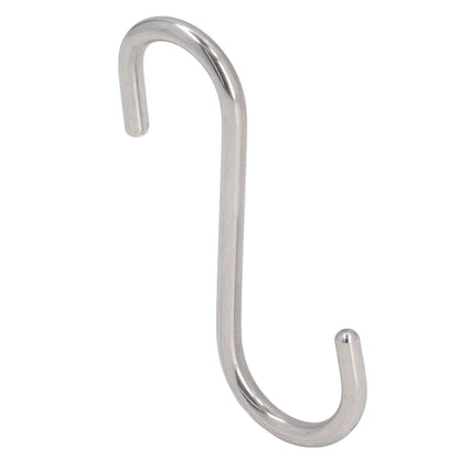 8PCS S Hook Rustproof Stainless Steel S Hooks Heavy Duty Simple Style Overstriking Portable S Kitchen Hook V1294-YM0523-3117220069311