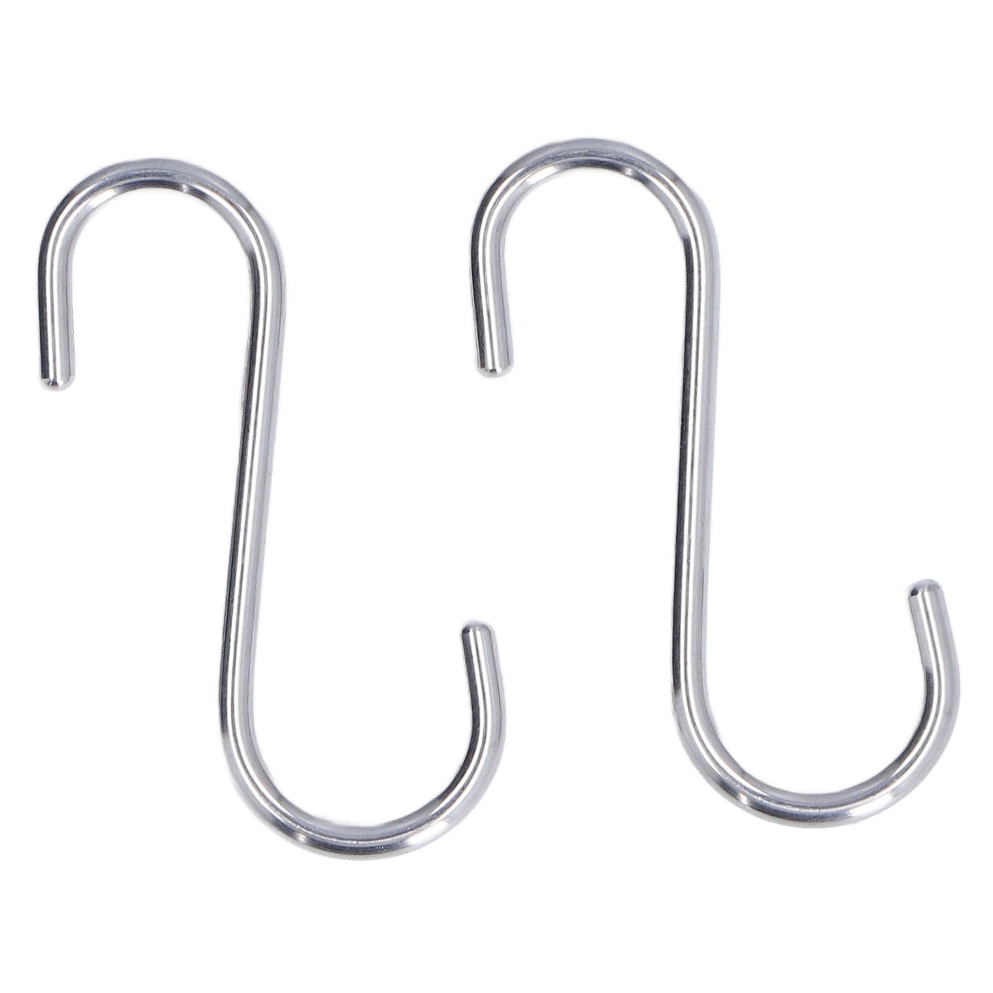 8PCS S Hook Rustproof Stainless Steel S Hooks Heavy Duty Simple Style Overstriking Portable S Kitchen Hook V1294-YM0523-3117220069311