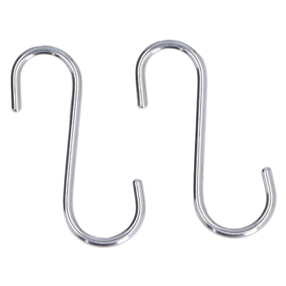 8PCS S Hook Rustproof Stainless Steel S Hooks Heavy Duty Simple Style Overstriking Portable S Kitchen Hook V1294-YM0523-3117220069311