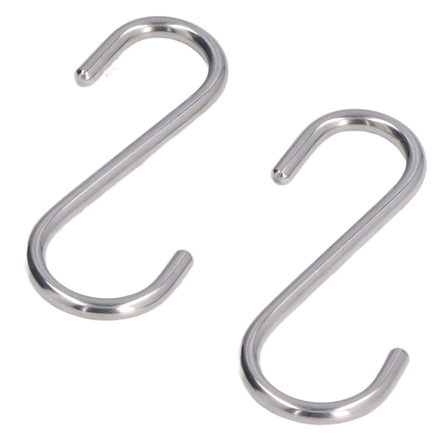 8PCS S Hook Rustproof Stainless Steel S Hooks Heavy Duty Simple Style Overstriking Portable S Kitchen Hook V1294-YM0523-3117220069311