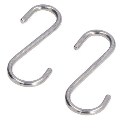 8PCS S Hook Rustproof Stainless Steel S Hooks Heavy Duty Simple Style Overstriking Portable S Kitchen Hook V1294-YM0523-3117220069311